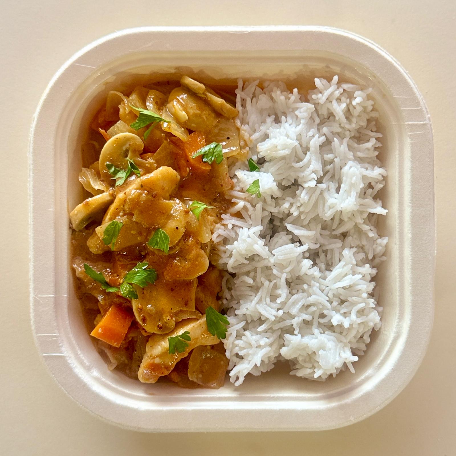 POLLO MARENGO CON ARROZ BASMATI