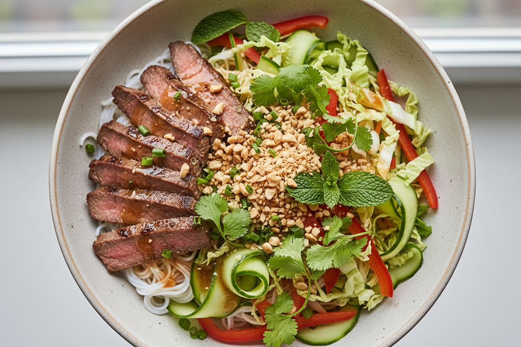 ENSALADA THAI DE TERNERA JUGOSO