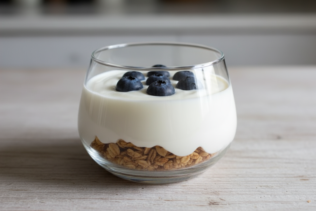 BOWL DE YOGUR CON GRANOLA